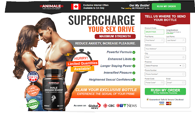Animale Male Enhancement Canada: Boost Your Testosterone and Enhance Your Sexual Performance