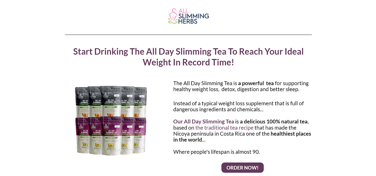 All Day Slimming Tea United State (USA) Reviews 2024: Know All Details From Official Website