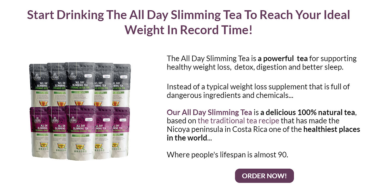 All Day Slimming Tea USA Official Website, Price & Reviews [2024]