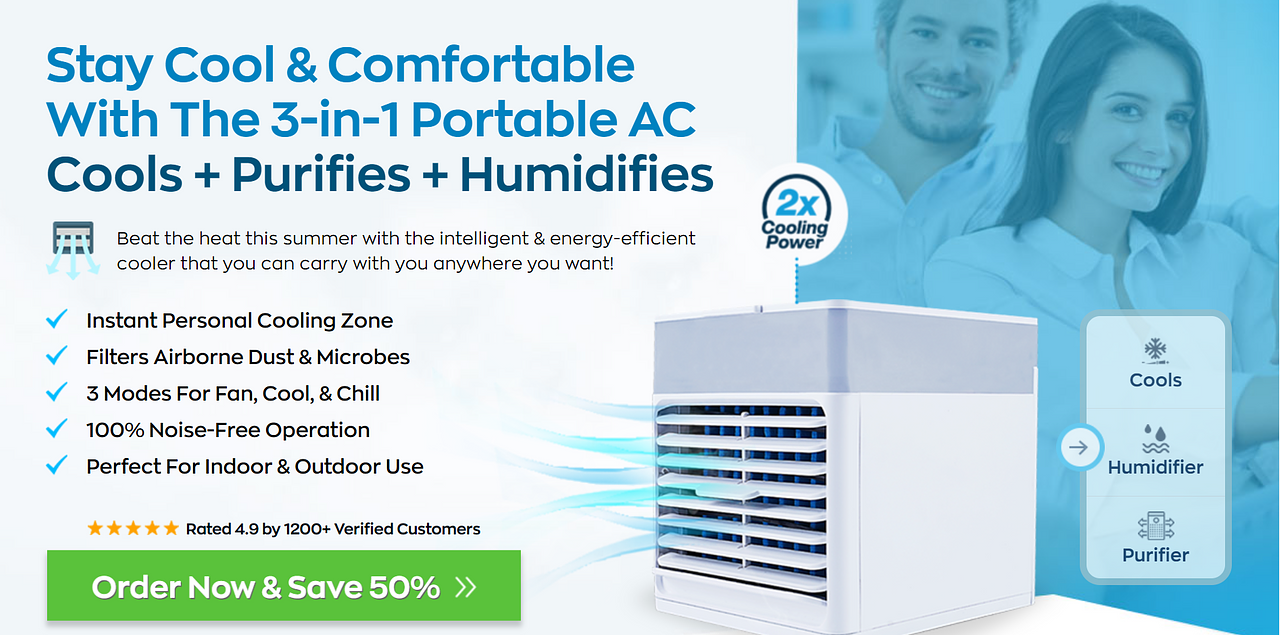 NanoChill Portable AC Official Website, Reviews [2024] & Price For Sale In USA